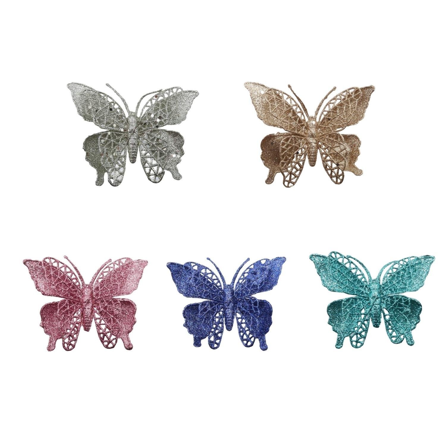 Christmas Tree Butterfly Ornaments