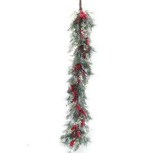Red Berry Christmas Tree Garland