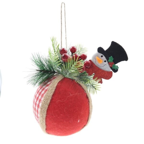 Snowman Christmas Ball Ornaments