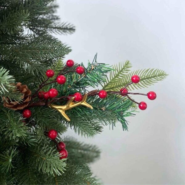 Gold Deer Antler Christmas Tree Picks