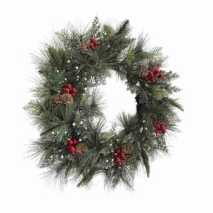 Red Berry Christmas Wreaths