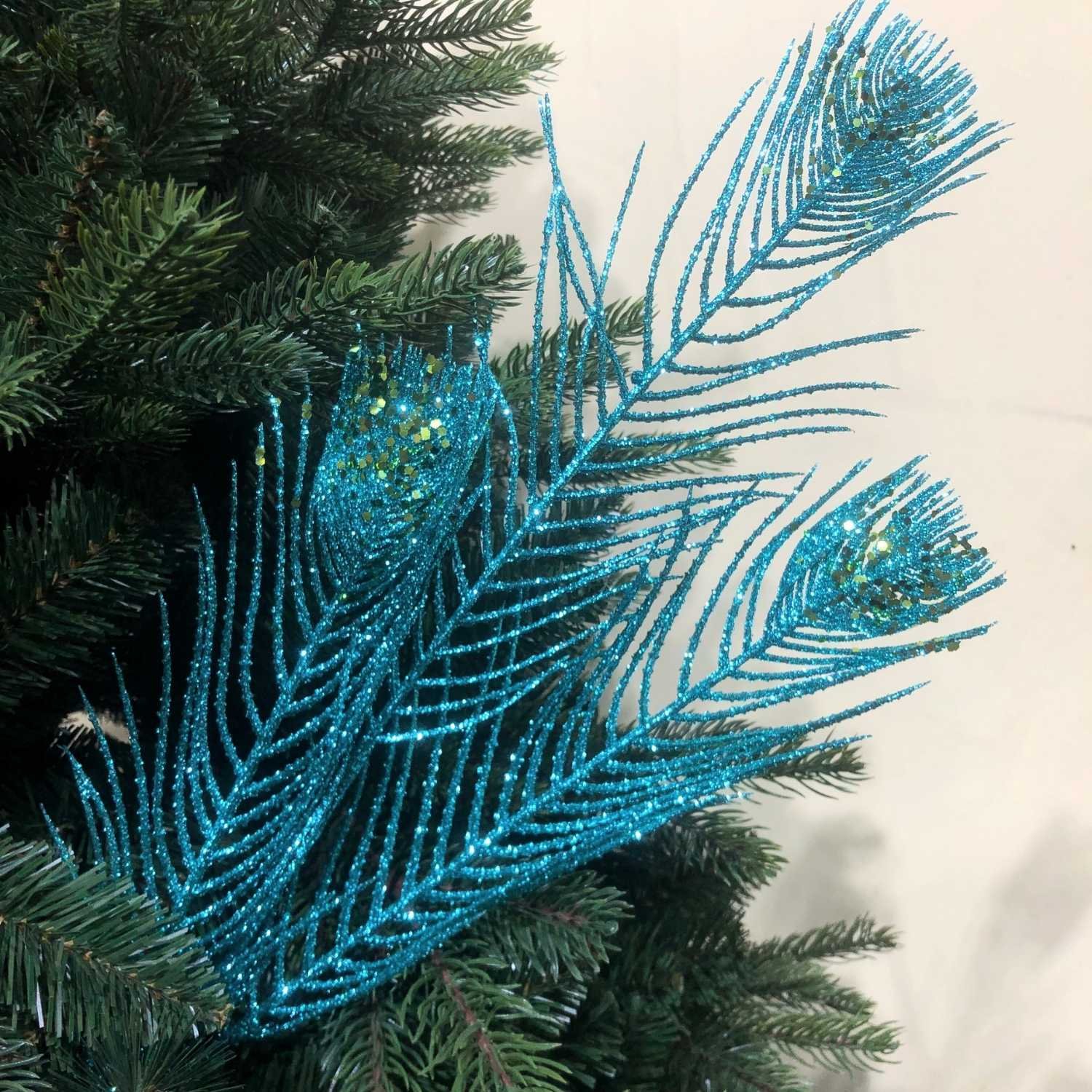 Árvore de Natal escolhe azul