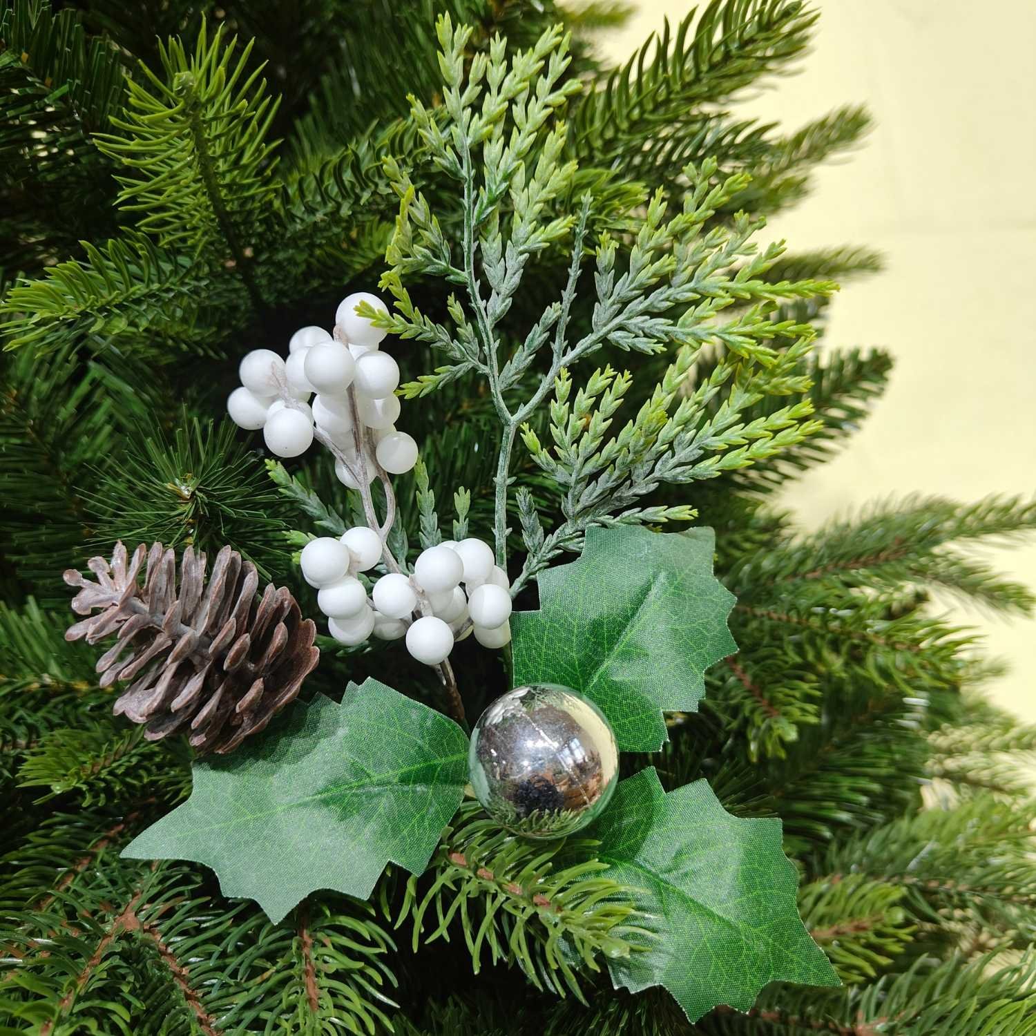 White Berry Picks For Christmas Tree