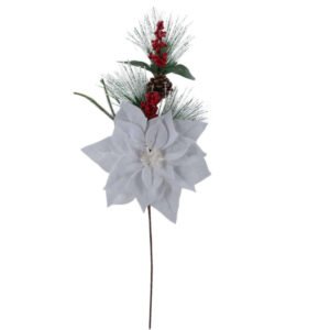 Christmas Tree Poinsettia Picks