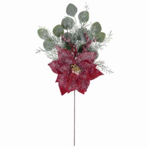 Poinsettia Picks For Christmas Tree