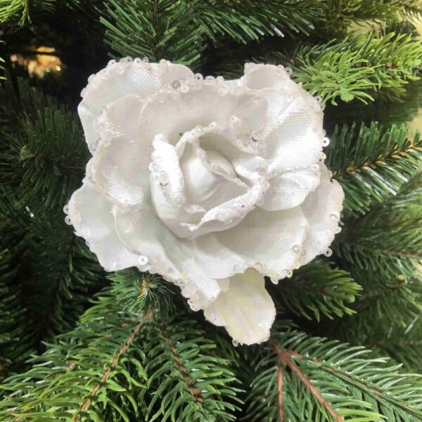 White Flower For Christmas Tree