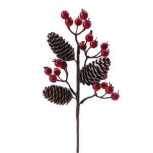 Red Berry Christmas Tree Picks