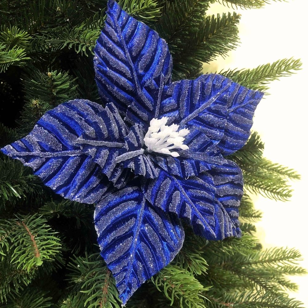 Royal Blue Christmas Flowers