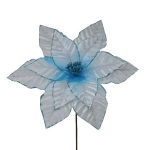 Niebieskie dekoracje kwiatowe choinki