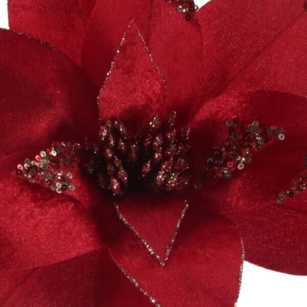 Red Artificial Christmas Flowers