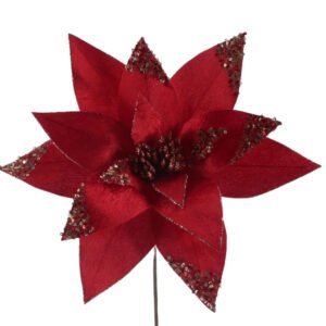 Red Artificial Christmas Flowers