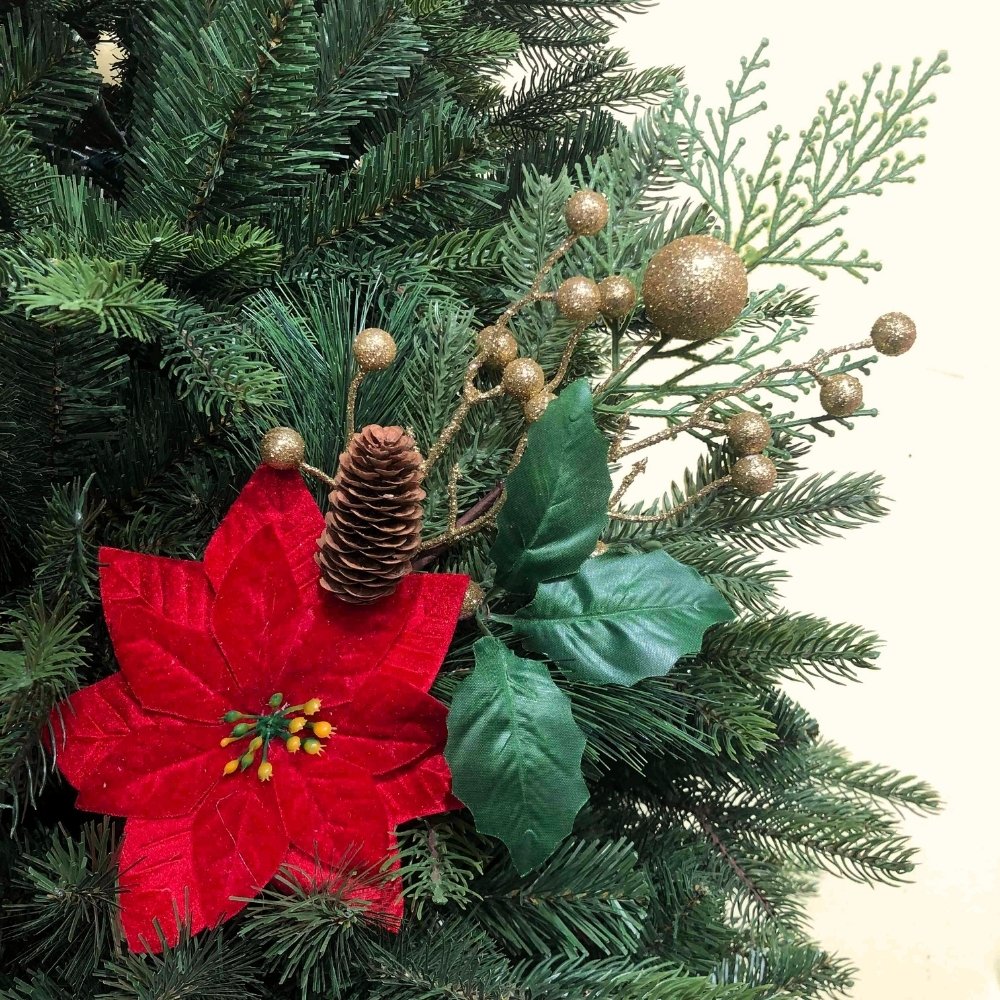 Scelte floreali per l'albero di Natale