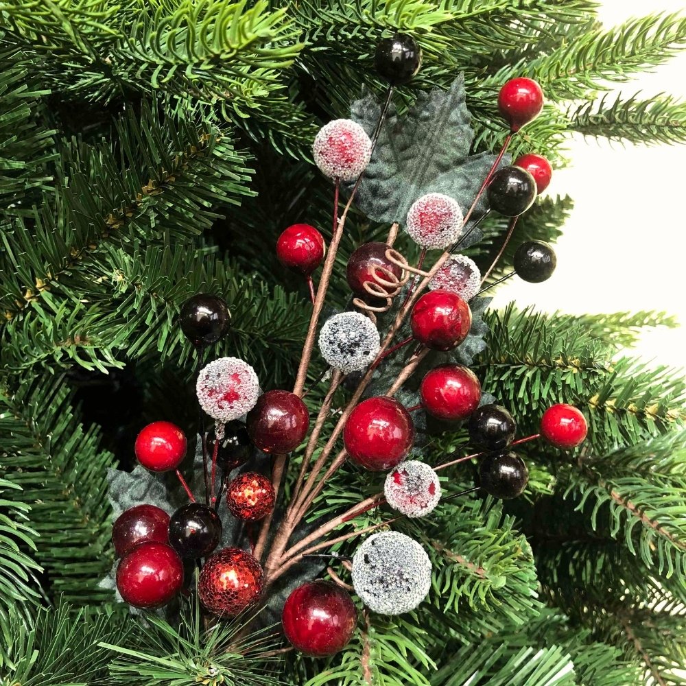 Sugared Berry Picks For Christmas Tree