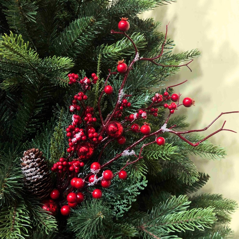 Спрей «Красные ягоды» для рождественской елки