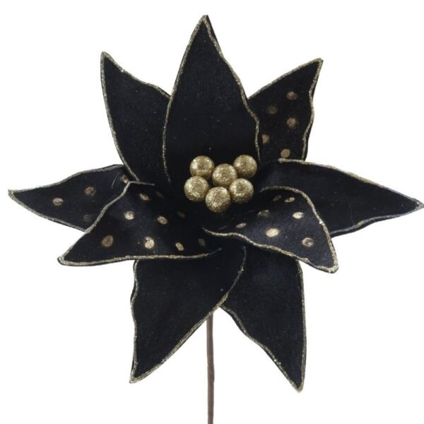 Black Silk Poinsettia