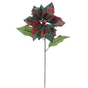 Long Stem Artificial Christmas Flowers