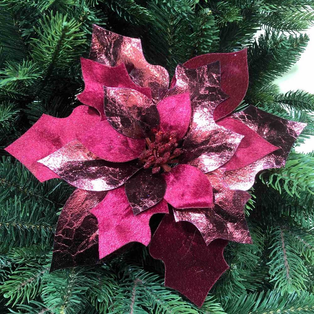 Artificial Red christmas Flowers