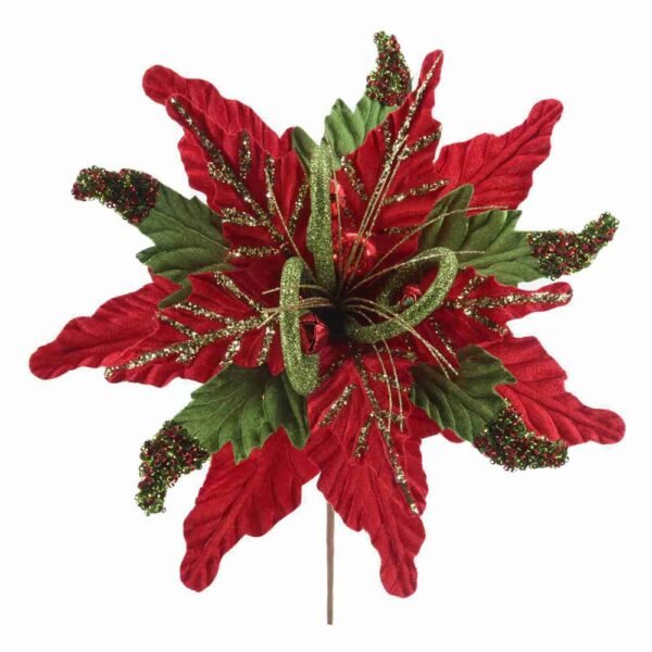 Glitter Poinsettia