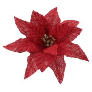 Artificial Red Poinsettia Flowers