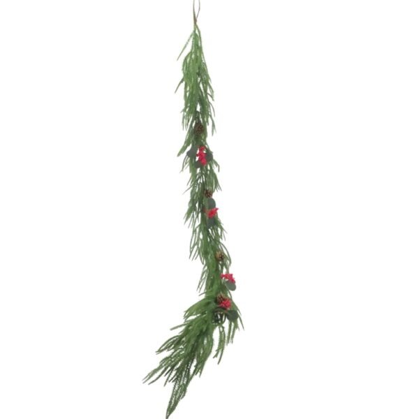 Real Touch Deluxe Faux Norfolk Pine Garland