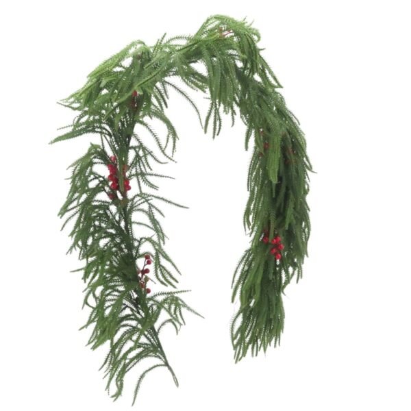 Real Touch Deluxe Faux Norfolk Pine Garland